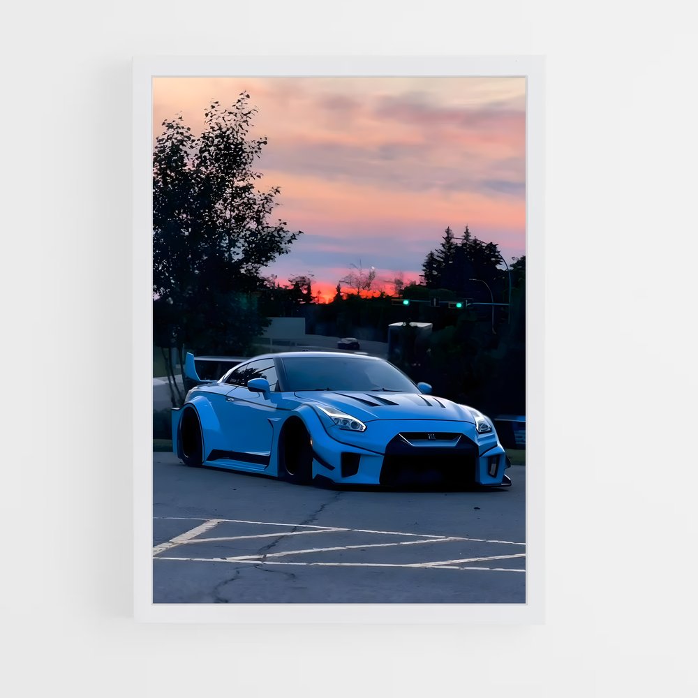 Poster splendide Gt-r r – affiche Nissan (vue 3)
